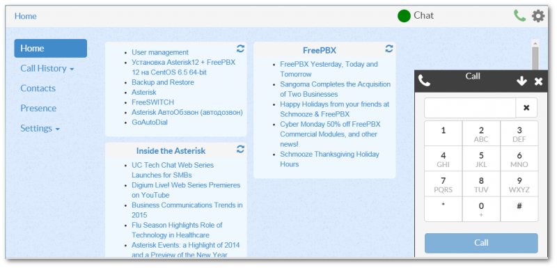 freepbx user control panel start